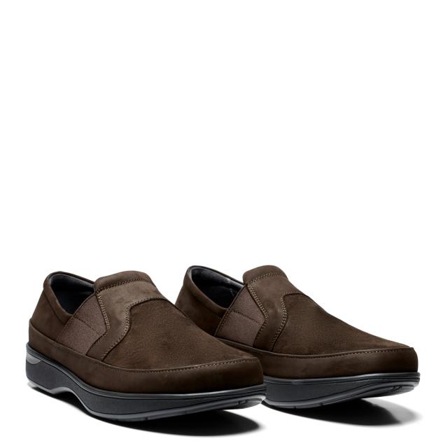 Loafer with elastic in both sides