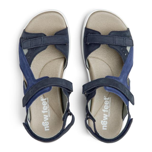 Women´s sandal with two velcro and adjustable heelstrap