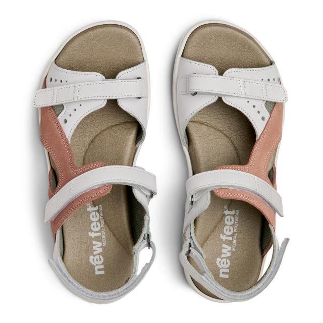 Women´s sandal with two velcro and adjustable heelstrap