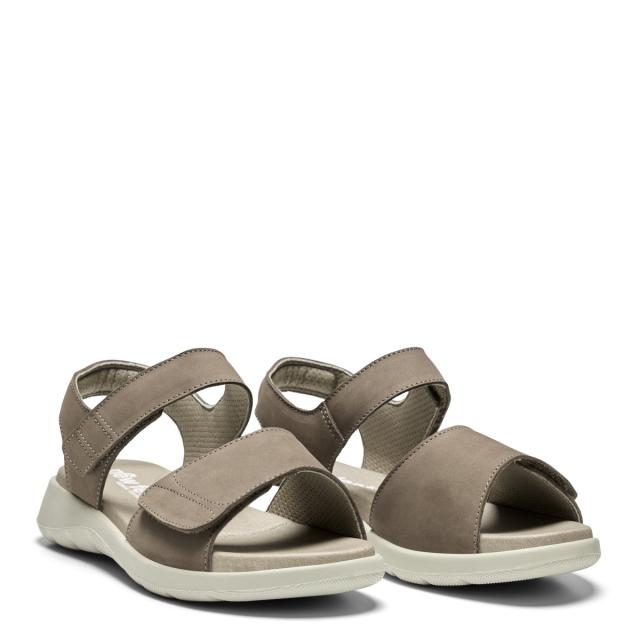 Women´s sandal with two velcro strap and  heel strap