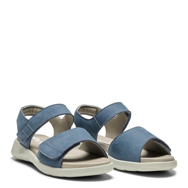 Women´s sandal with two velcro strap and  heel strap