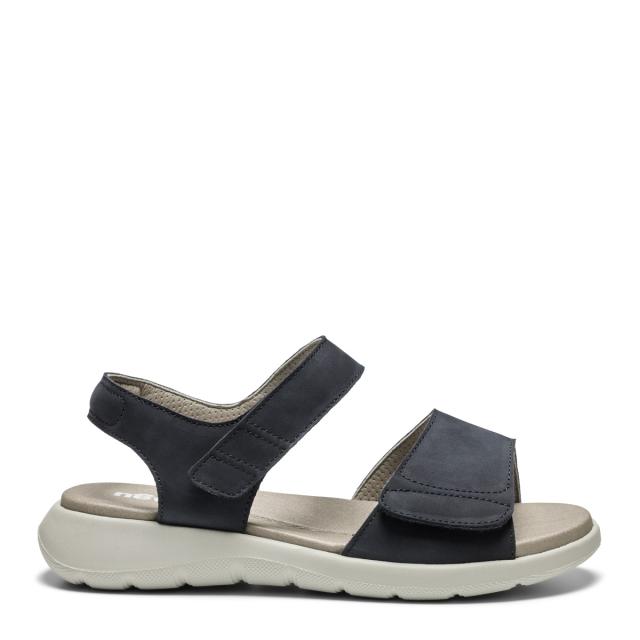 Women´s sandal with two velcro strap and  heel strap