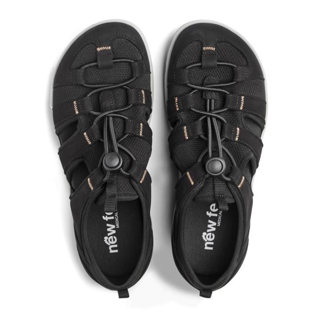 Women's sandal with elastic laces