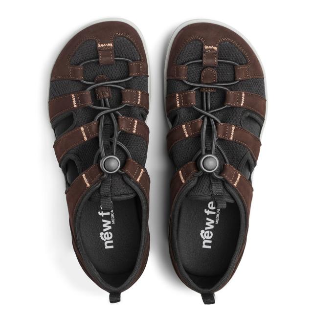 Women's sandal with elastic laces