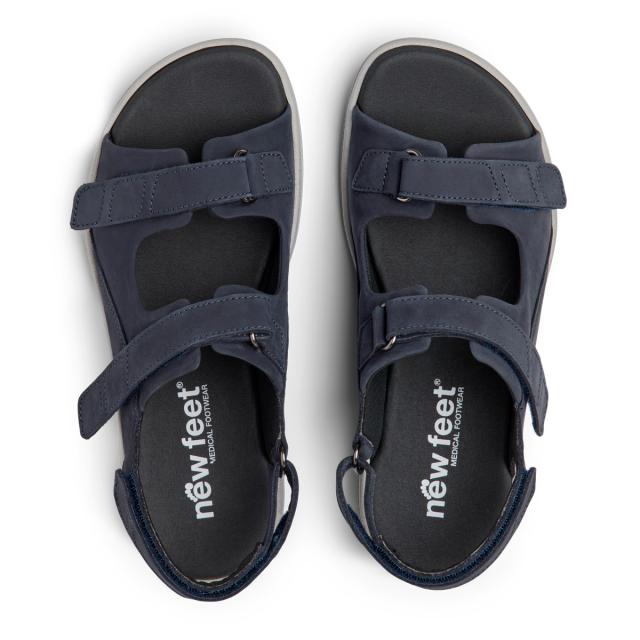 Sandal with two velcro and adjustable heelstrap